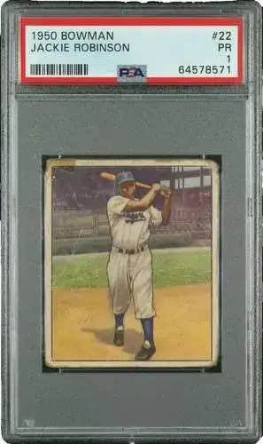 1950 Bowman Jackie Robinson