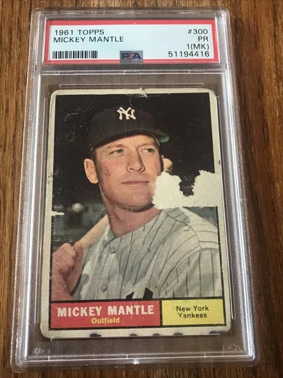 1961 Topps Mickey Mantle #300