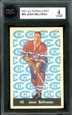 1961 Parkhurst Jean Beliveau #34