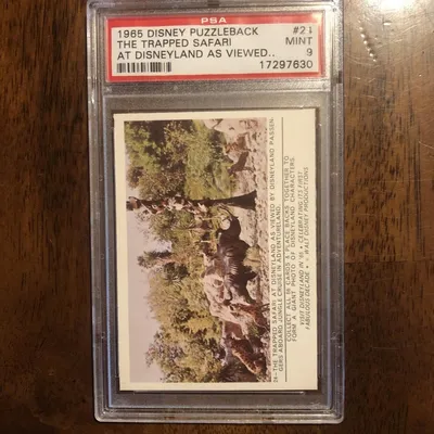 1965 Donruss Disneyland Puzzle Card