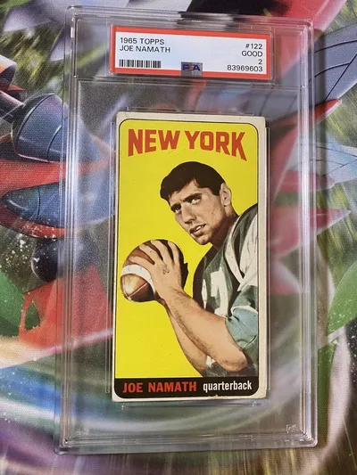 1965 Topps Joe Namath Rookie Card