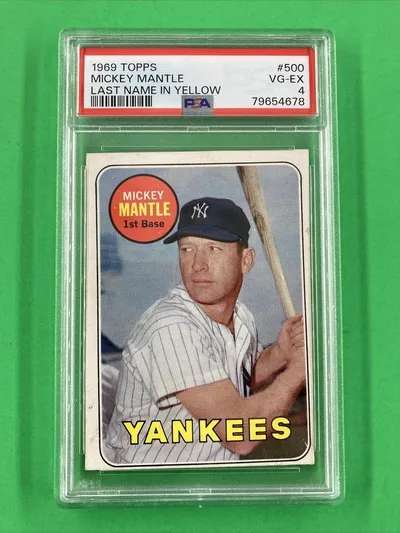 1969 Topps Mickey Mantle #500