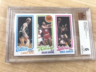 1981 Topps Magic Johnson and Larry Bird Card