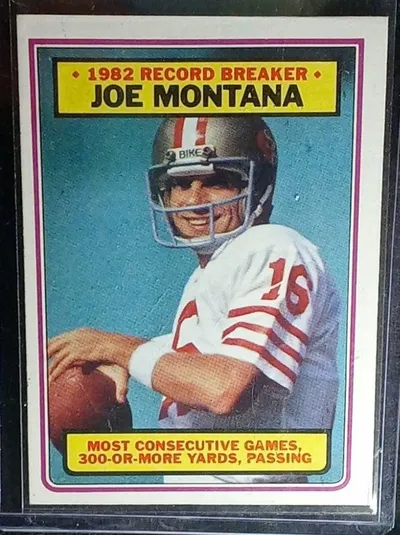 Joe Montana Second Year Card