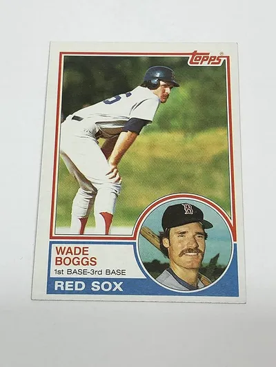 1983 Topps Baseball Wade Boggs Rookie Card