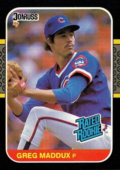 1987 Donruss Greg Maddux Rated Rookie #36
