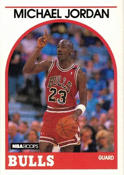 Michael Jordan Hoops Card