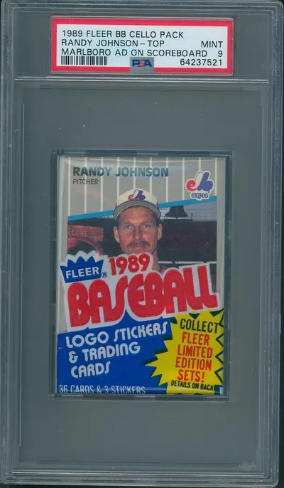 Randy Johnson Rookie Card (Marlboro Ad)