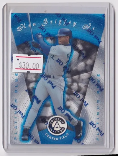 1997 Pinnacle Totally Certified Platinum Blue Ken Griffey Jr.