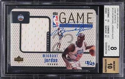 1998 Michael Jordan Upper Deck Game Jersey