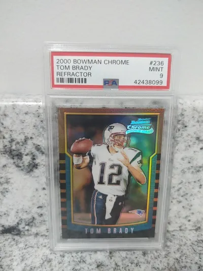 2000 Bowman Chrome Tom Brady Rookie Card