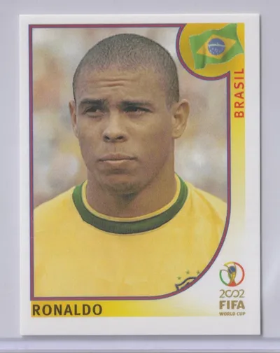 2002 FIFA World Cup Ronaldo Panini Sticker