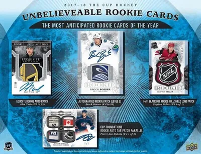2017 Upper Deck The Cup Brock Boeser Rookie Auto Patch