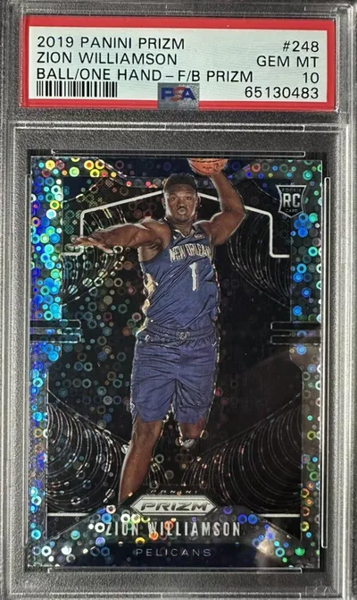 2019 Panini Prizm Zion Williamson Rookie Card