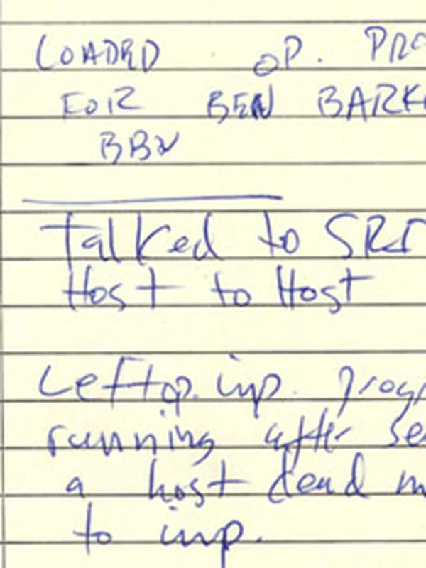 ARPANET First Message