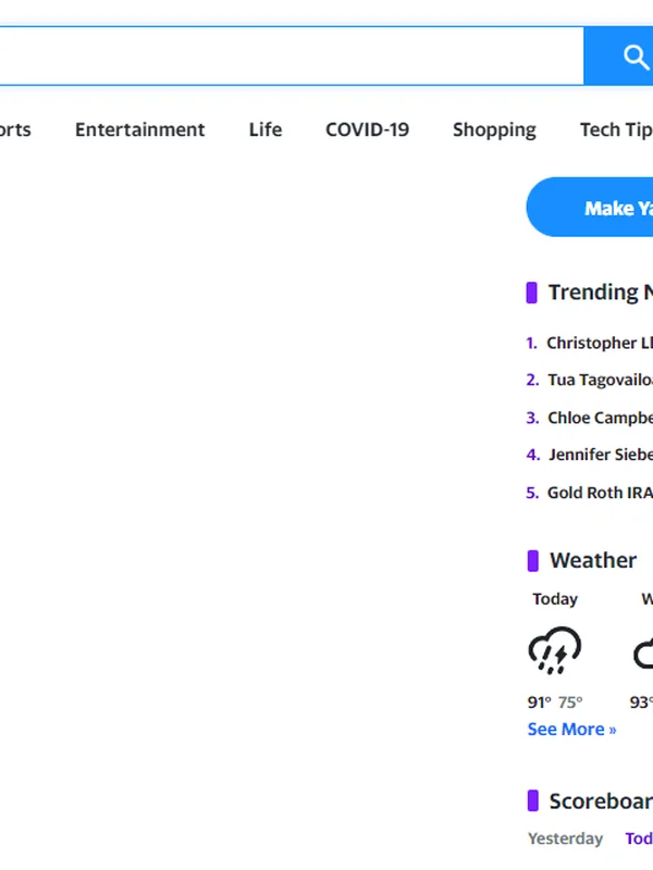 Search Engine (Yahoo)